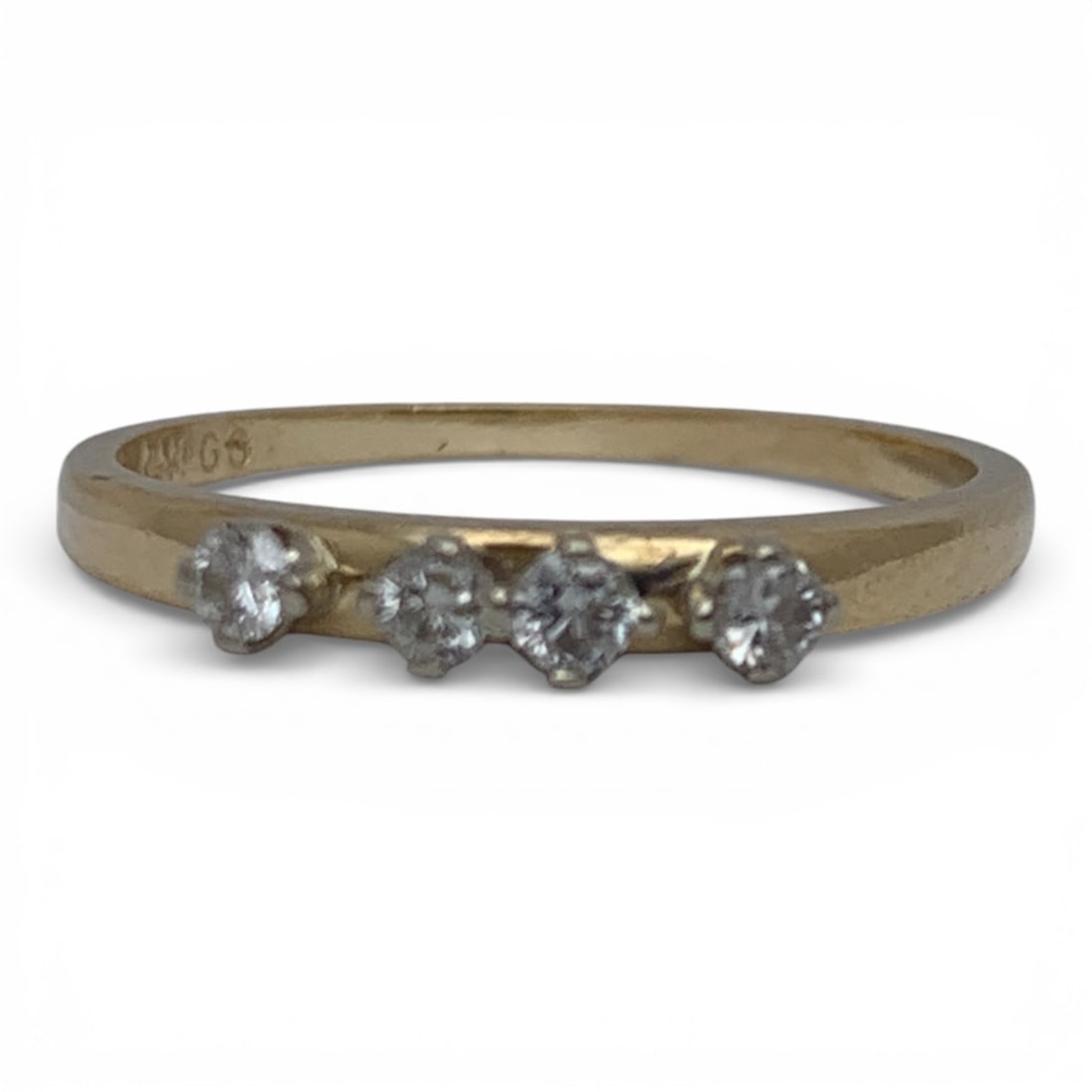 14k Yellow Gold & Diamond Ring (1 of 4)