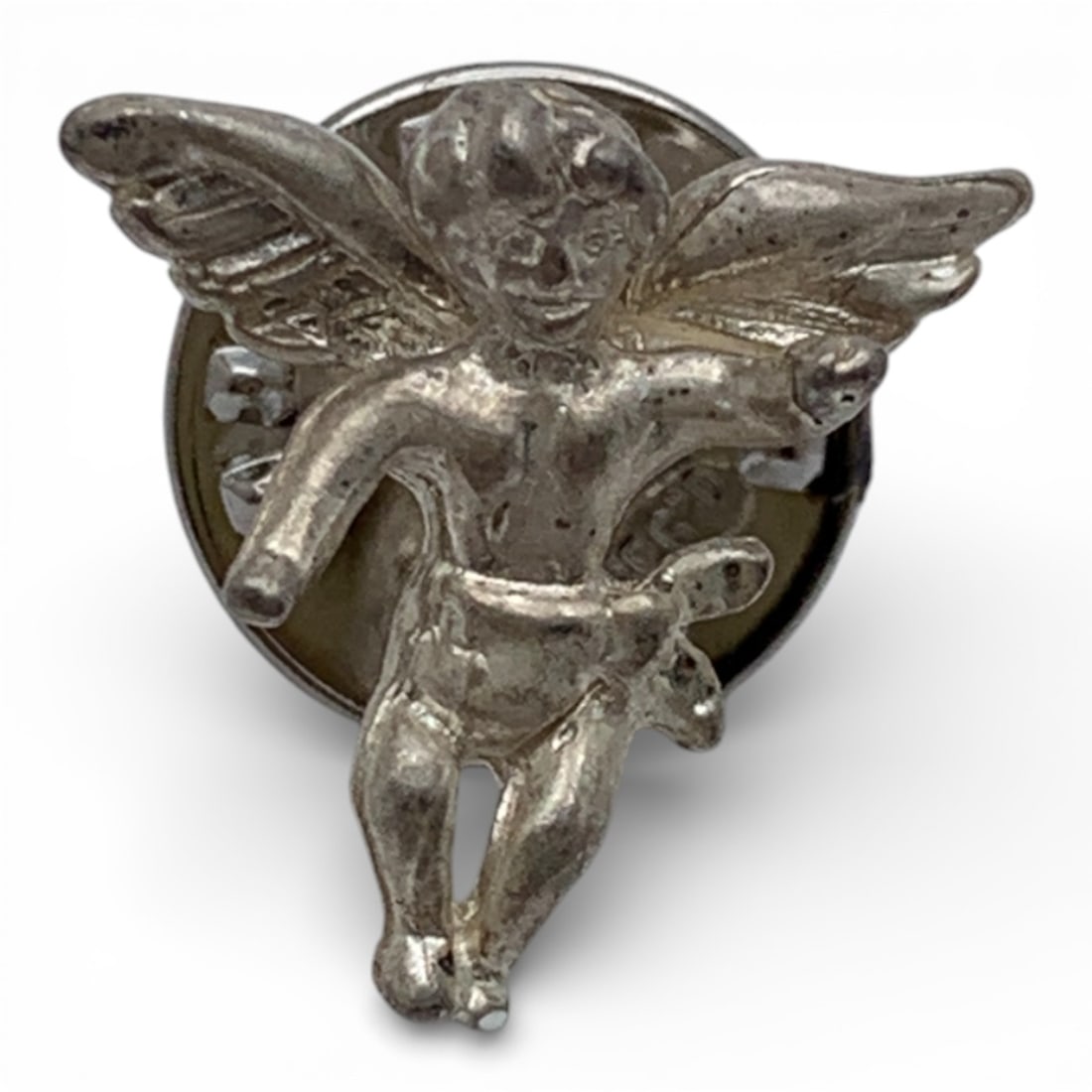 Silver Cherub Pin - 3