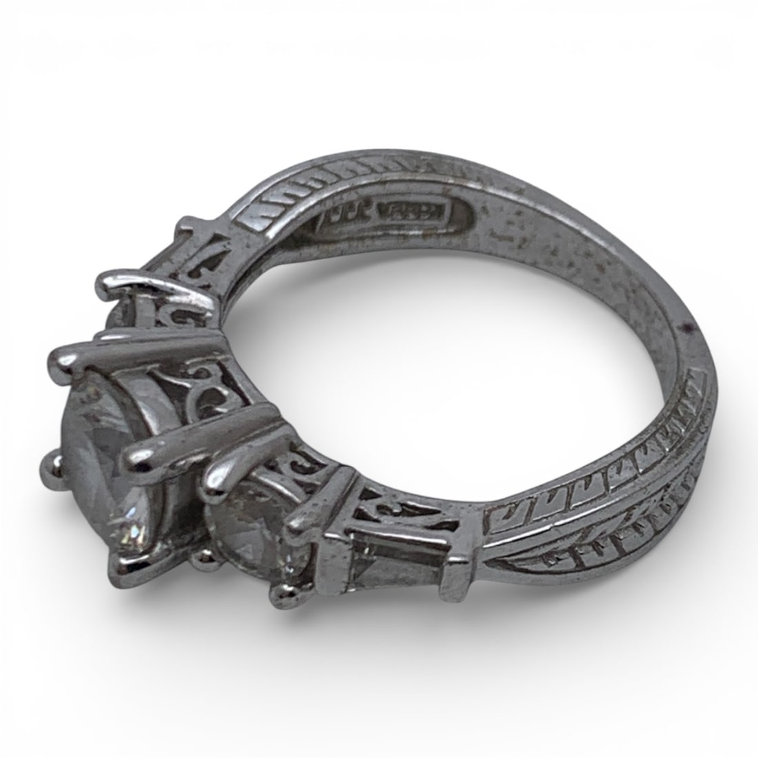 Sterling Silver & Cubic Zirconia Ring - 3