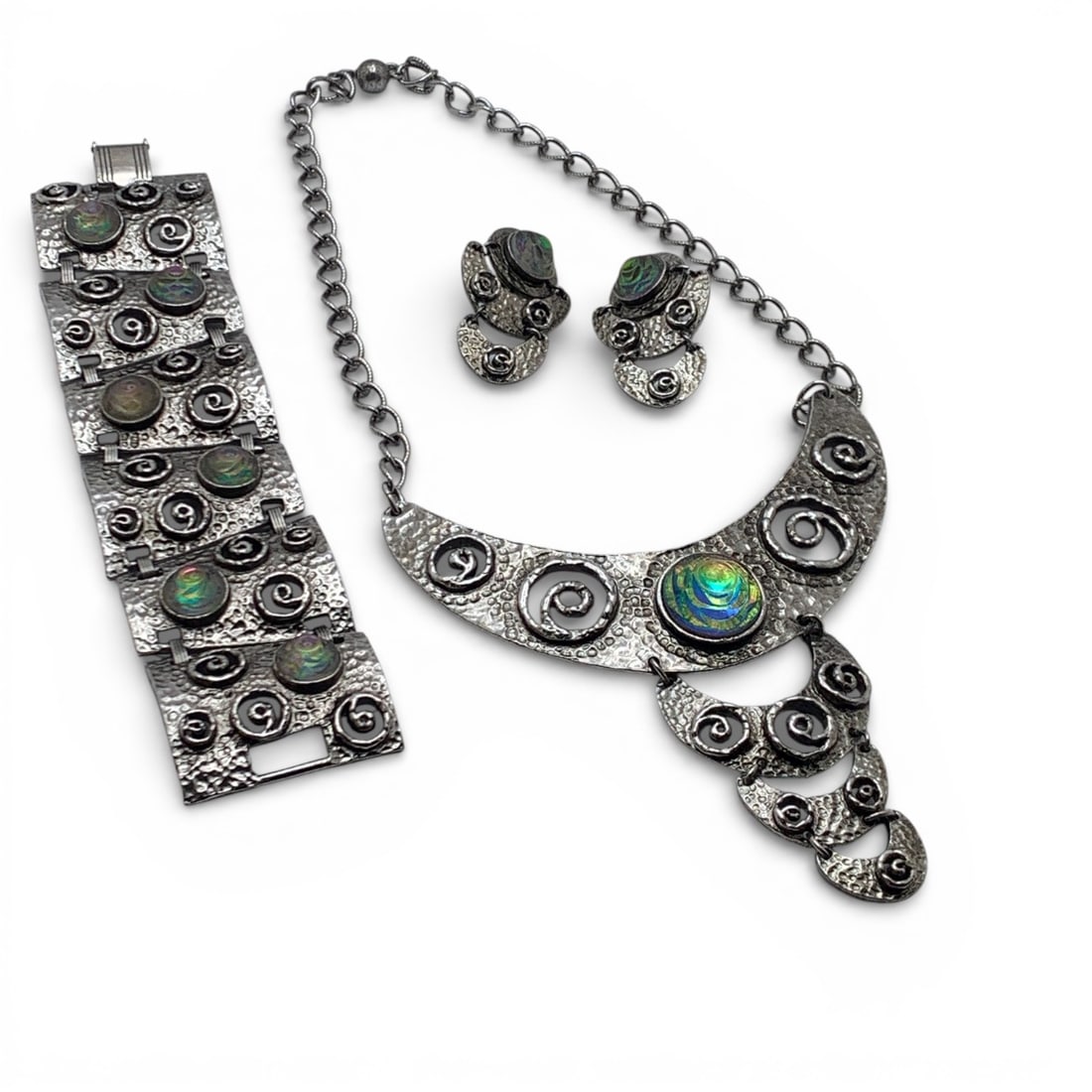 Hobe Necklace Bracelet & Earrings Jewelry Set (1 of 8)