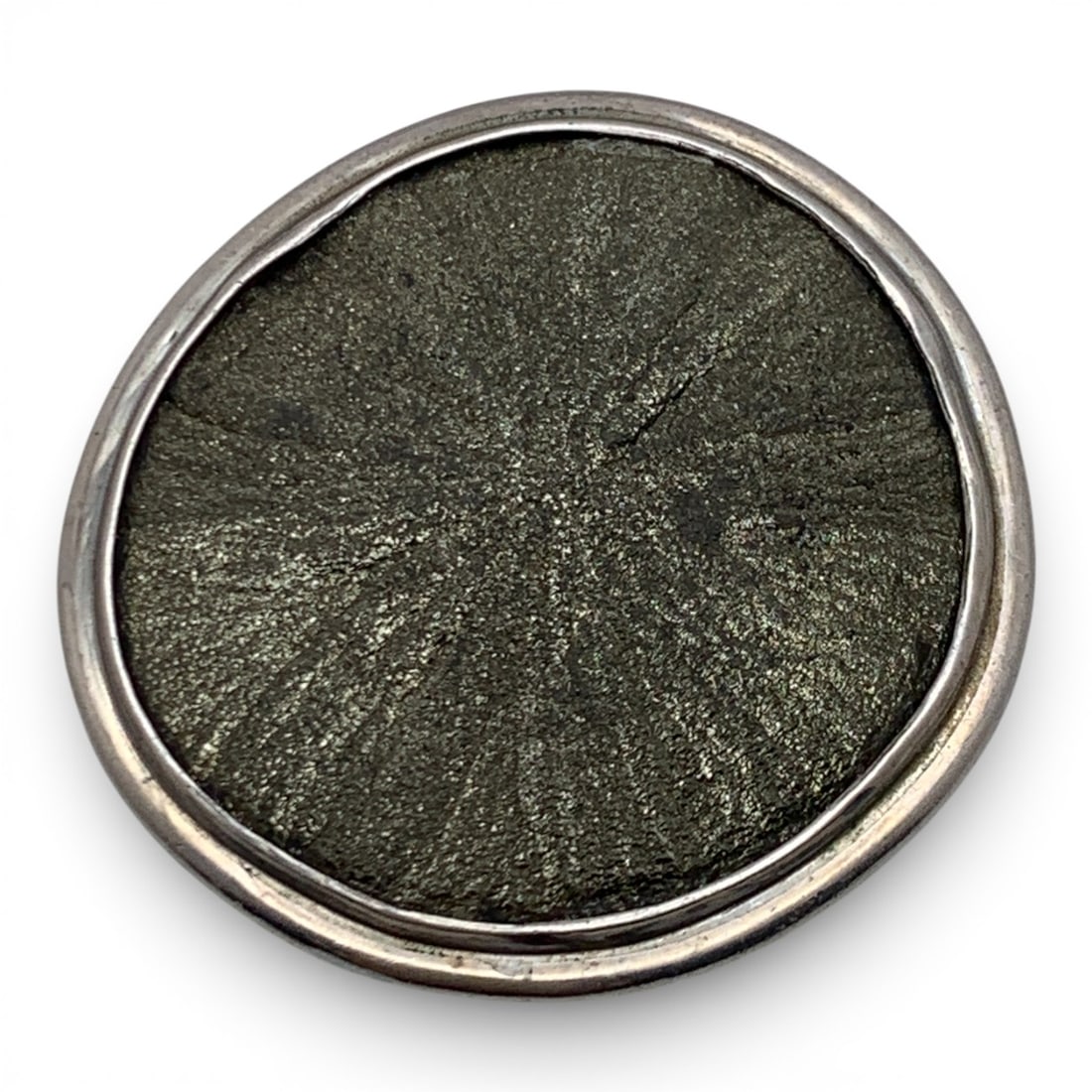 Mexico Sterling Silver Pendant With Stone: Marked 925 - 1 5/8" Long - 26.9 Grams