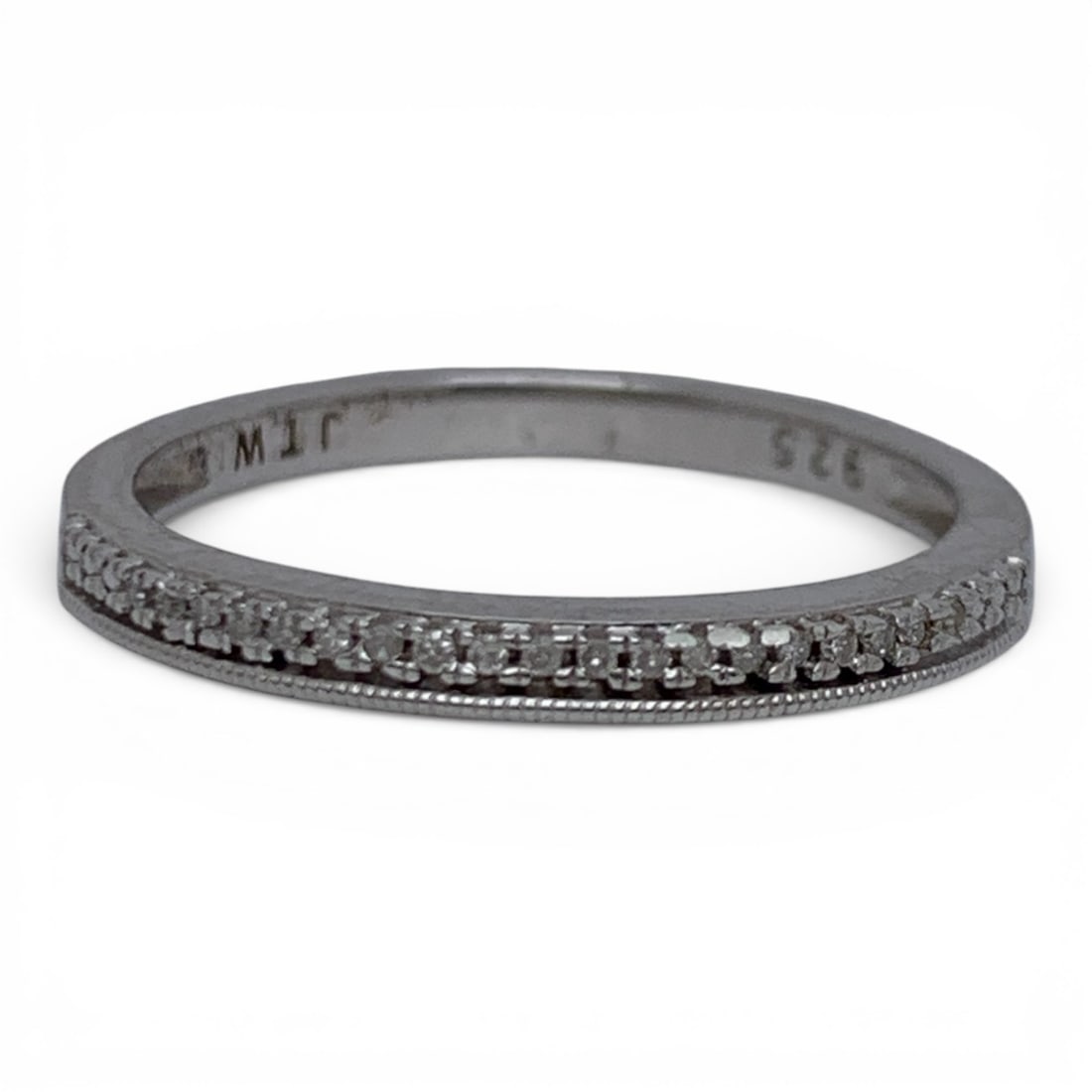 Sterling Silver & Clear Stone Ring (1 of 4)