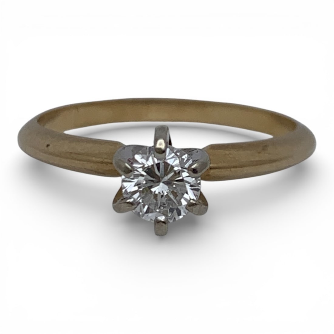 14k Yellow Gold & Diamond Ring: Marked 14k - Size 6 - 1.3 DwtGemstones Tested With Presidium Gem Tester Il - Berners Does Not Guarantee Authenticity Of Gemstones