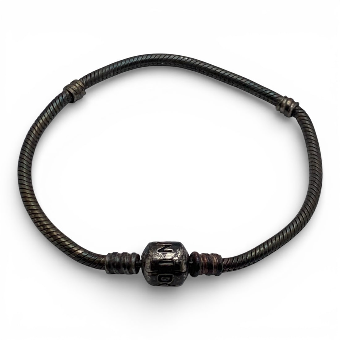 Pandora Sterling Silver Bracelet: Marked 925 - 7 1/2" Long - 14.1 Grams