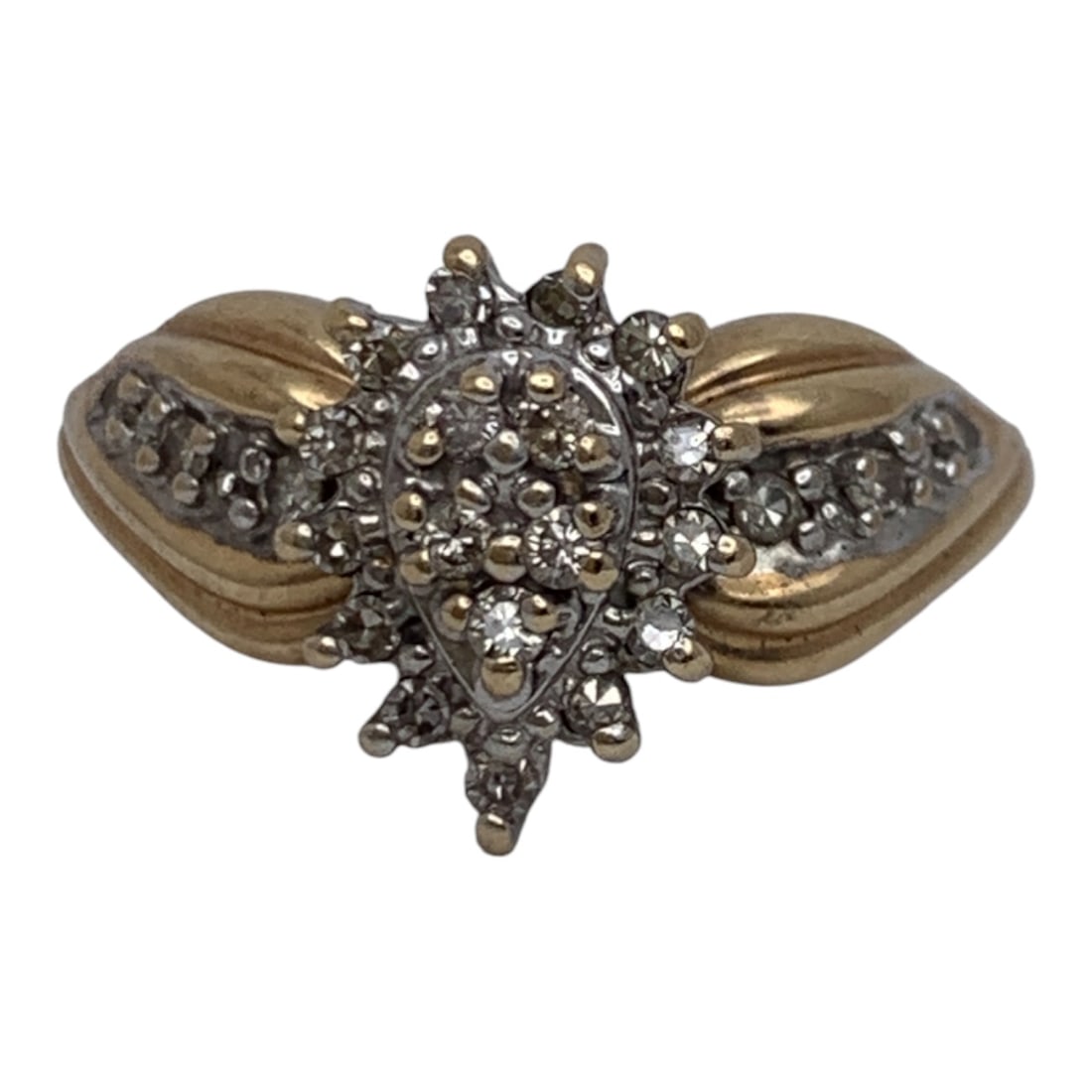 10k Yellow Gold & Diamond Ring (1 of 4)
