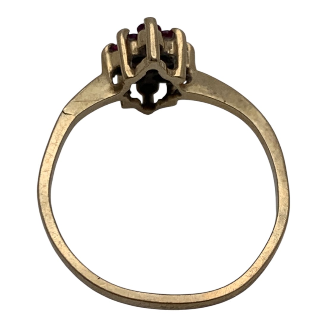 10k Yellow Gold & Ruby Ring - 2