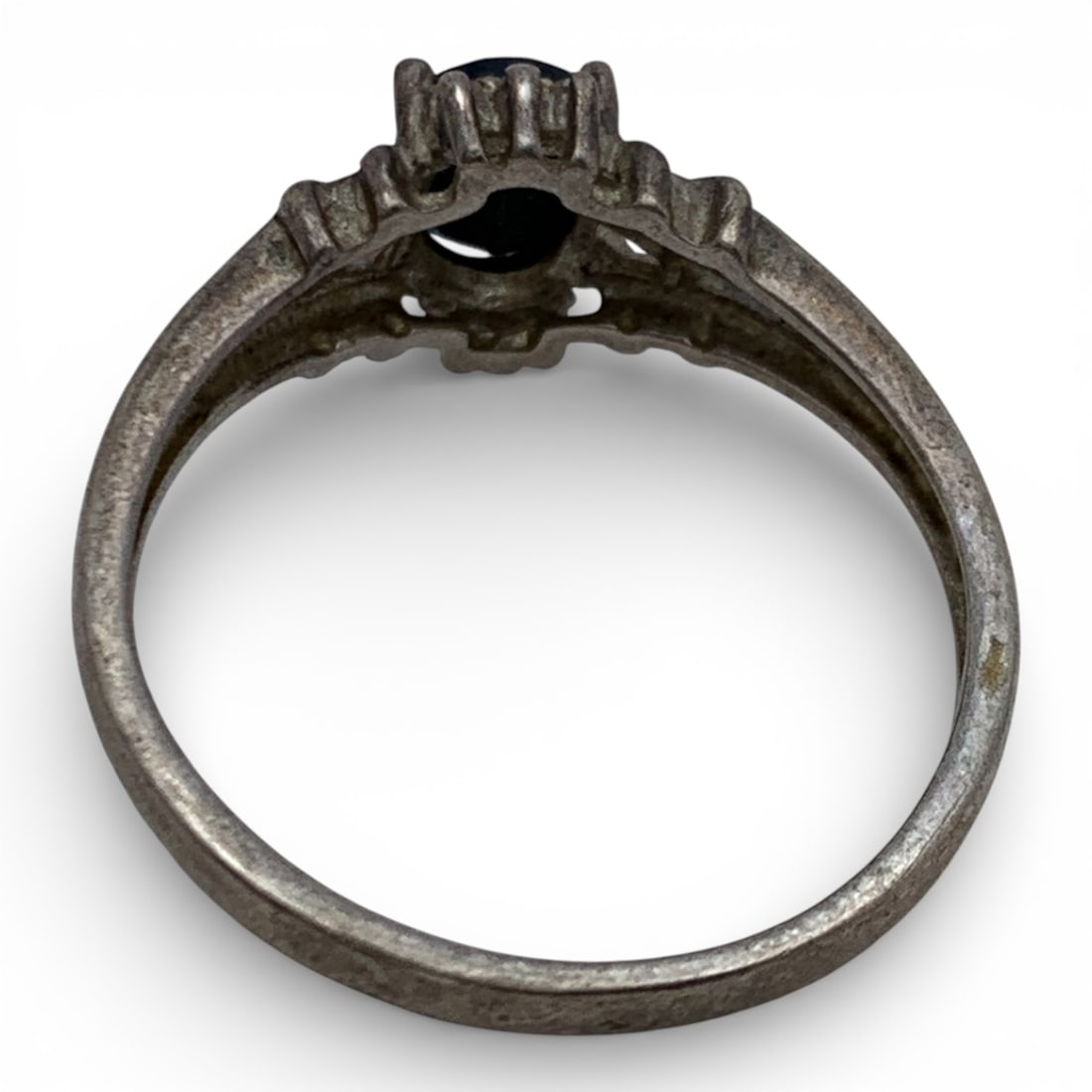 Sterling Silver & Sapphire Ring - 2