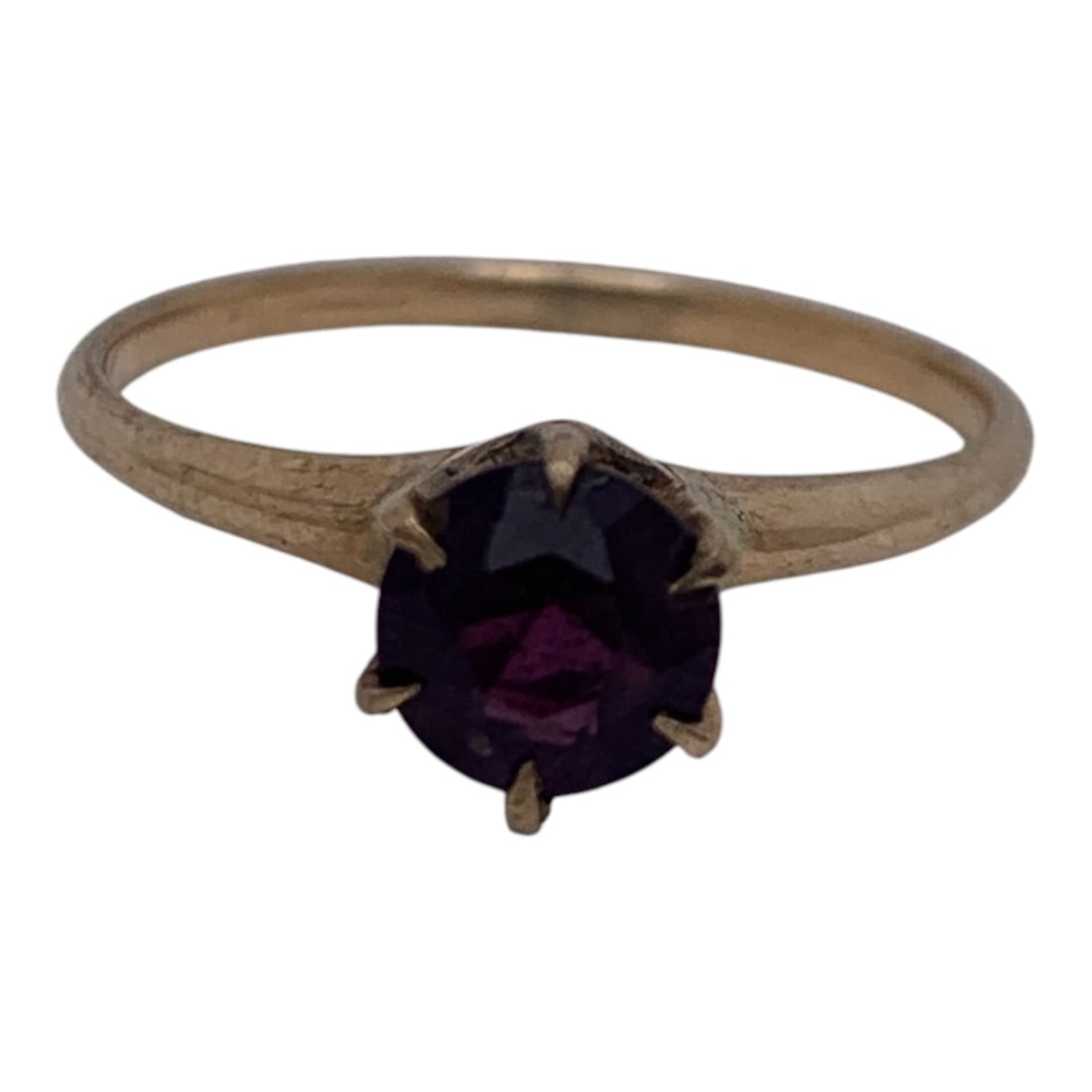 10k Yellow Gold & Dark Stone Ring: Marked 10k - Size 6.25 - 1.0 DwtGemstones Tested With Presidium Gem Tester Il - Berners Does Not Guarantee Authenticity Of Gemstones