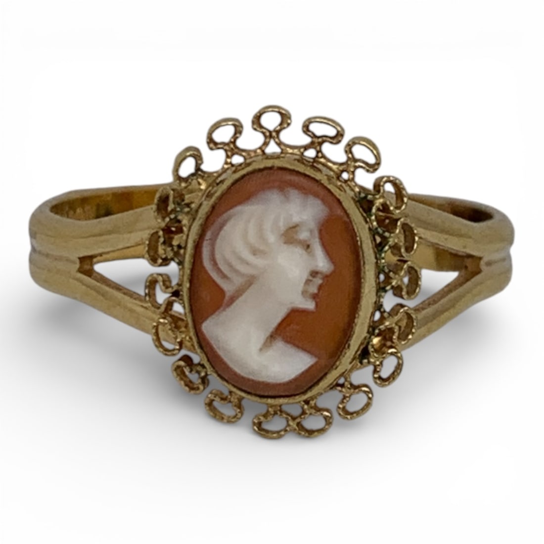 12k Gold Filled Cameo Ring (1 of 4)