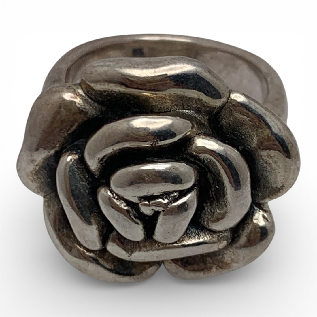 Sterling Silver Rose Ring (1 of 4)