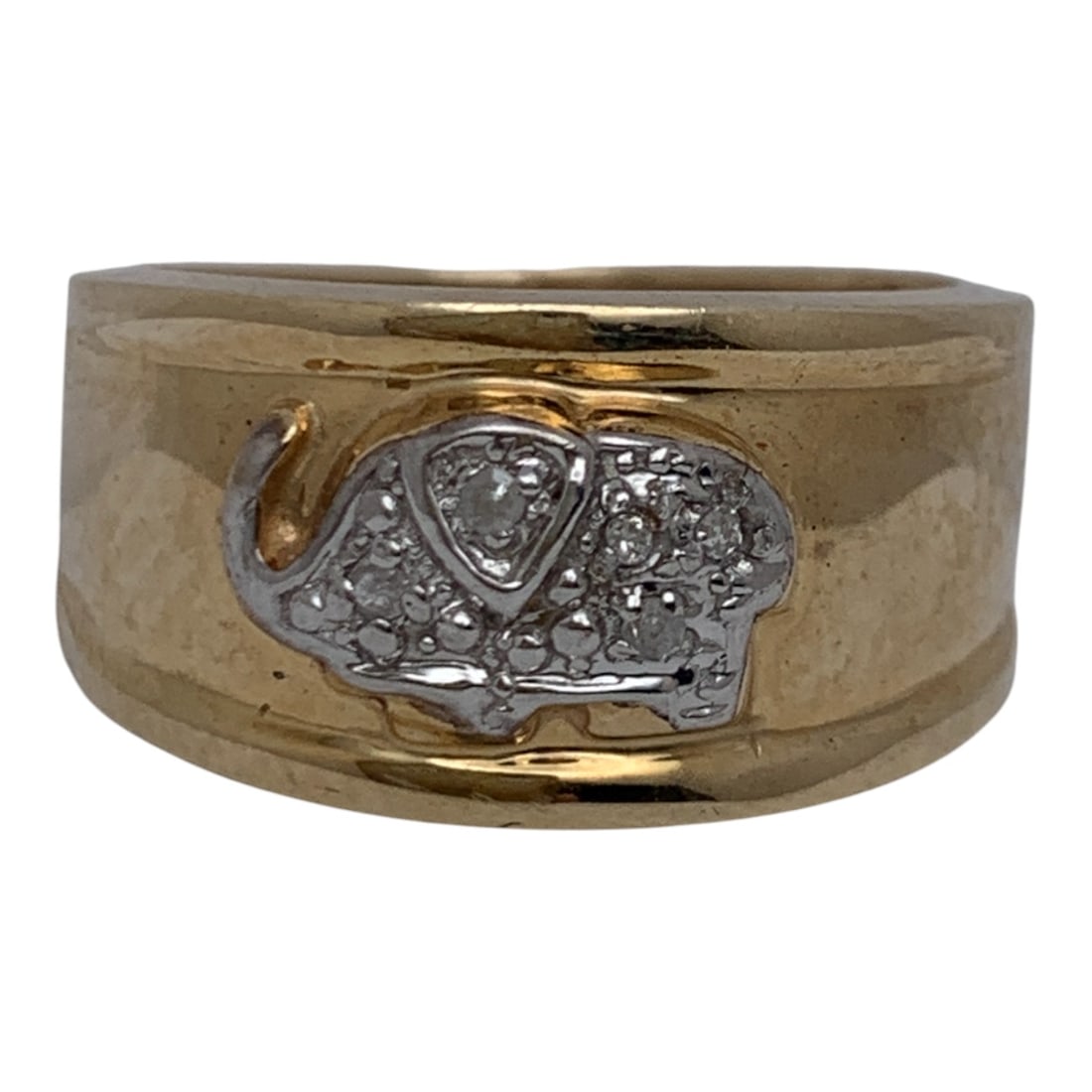 10k Yellow Gold & Diamond Ring: Marked 10k - Size 6.75 - 2.7 DwtGemstones Tested With Presidium Gem Tester Il - Berners Does Not Guarantee Authenticity Of Gemstones