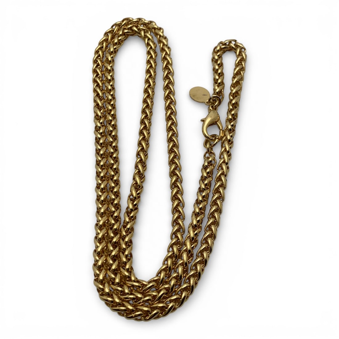 Nolan Miller Designer Gold Tone Necklace: Marked Nolan Miller - 26 1/2" Long