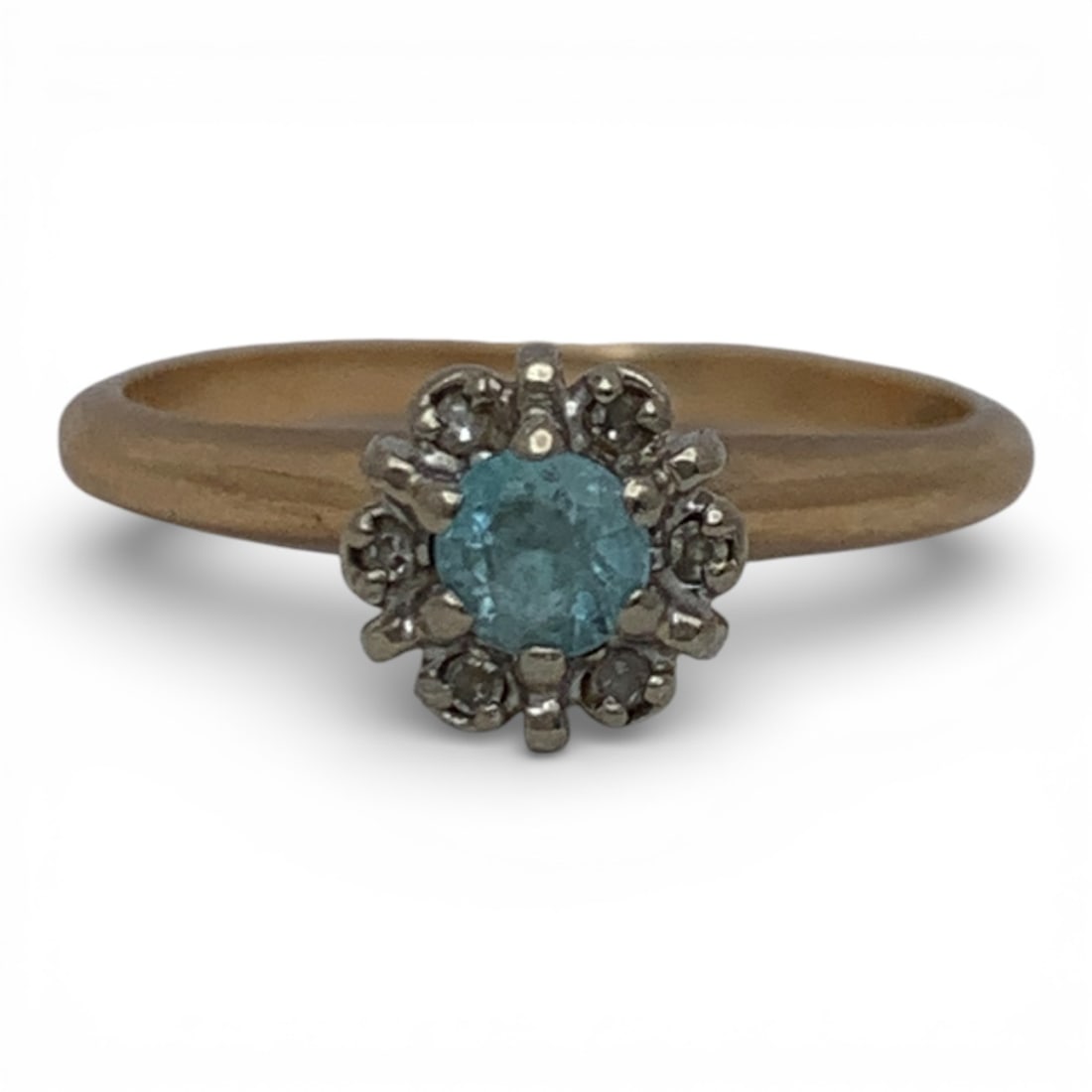 14k Yellow Gold & Topaz Ring: Marked 14k - Size 4.5 - 1.2 DwtGemstones Tested With Presidium Gem Tester Il - Berners Does Not Guarantee Authenticity Of Gemstones