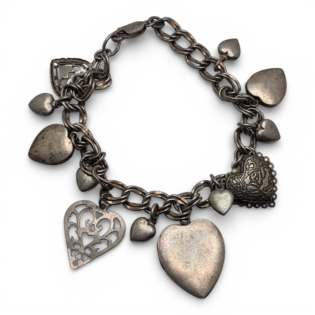 Sterling Silver Charm Bracelet (1 of 3)