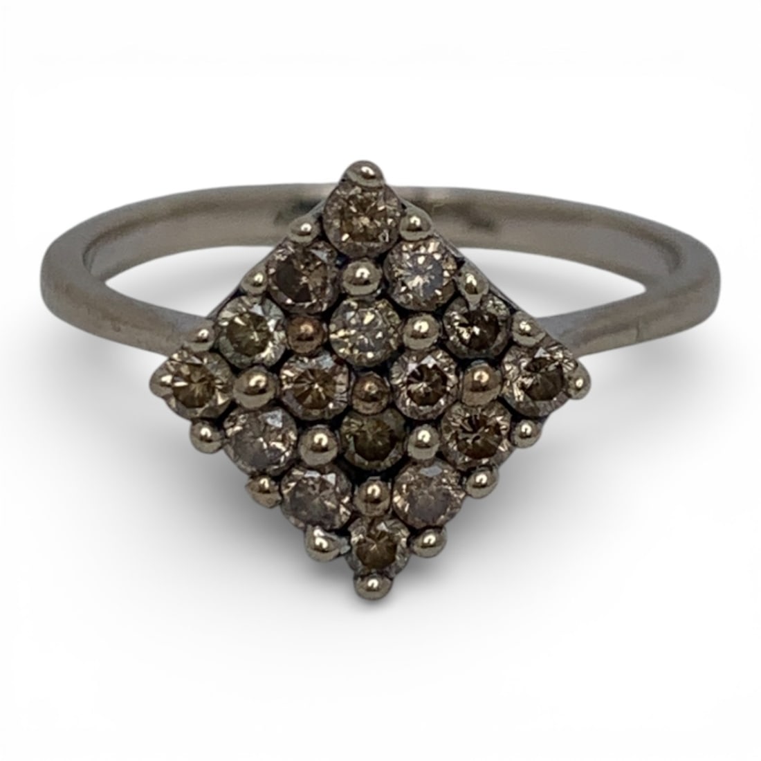 10k Yellow Gold & Champagne Diamond Ring (1 of 6)