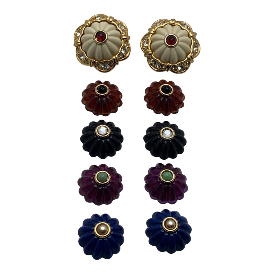 Joan Rivers Earrings W Interchangeable Centers (1 of 3)