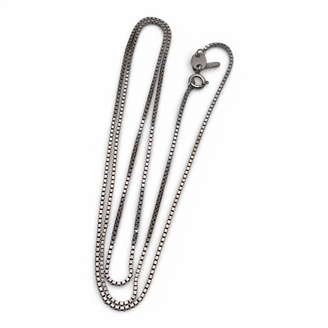 Sterling Silver Box Chain Necklace (1 of 3)