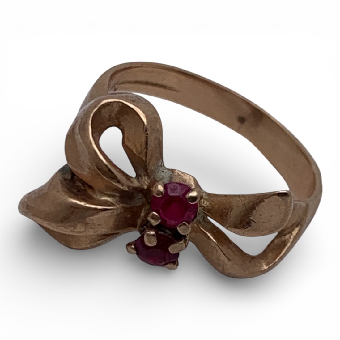 14k Yellow Gold & Ruby Ring - 4