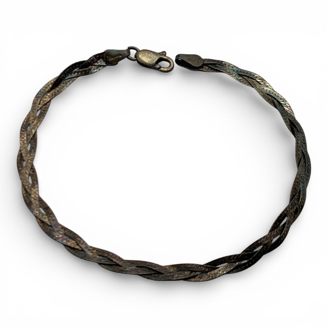 Sterling Silver Braided Bracelet (1 of 3)