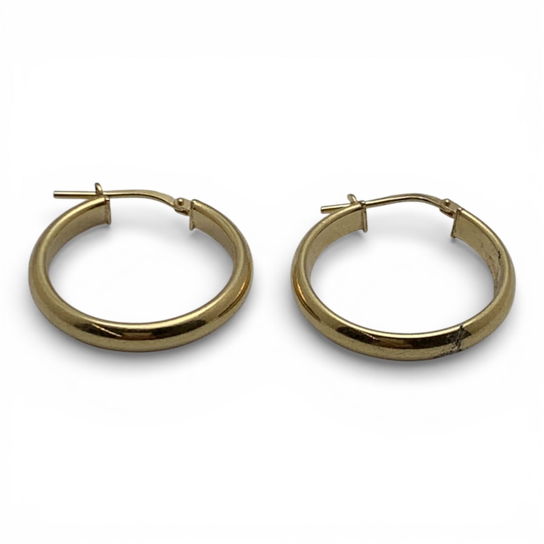 Pair Of Sterling Silver Gold Tone Earrings (1 of 6)