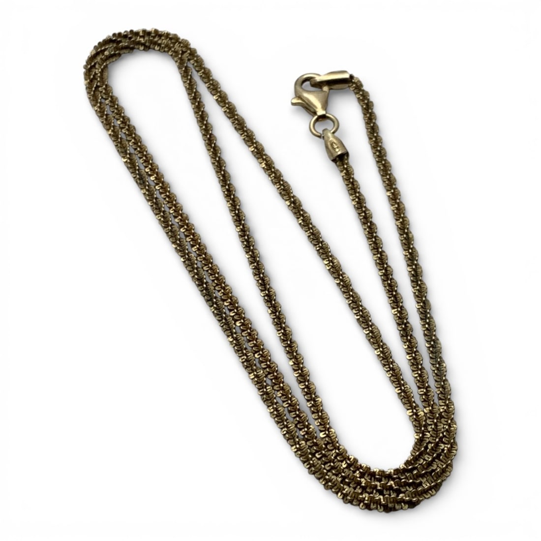 Sterling Silver Gold Tone Necklace (1 of 3)