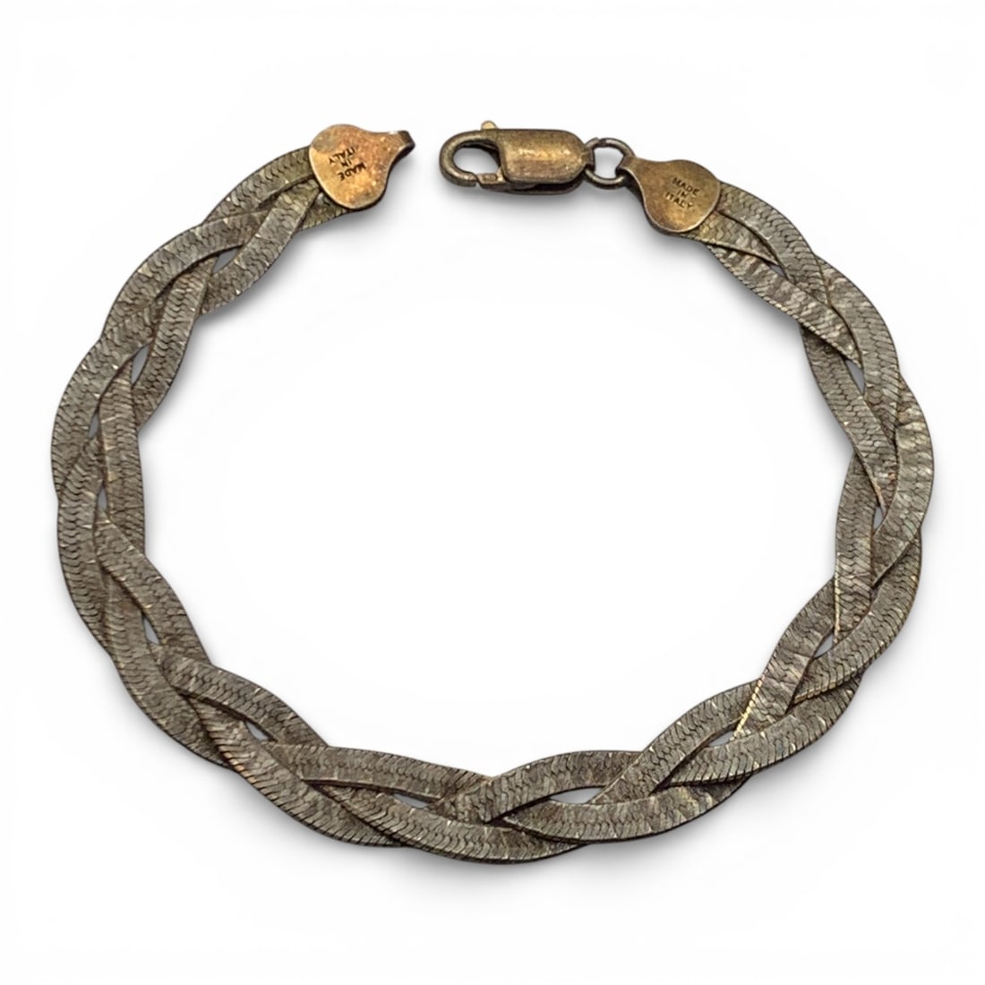 Sterling Silver Braided Bracelet (1 of 3)