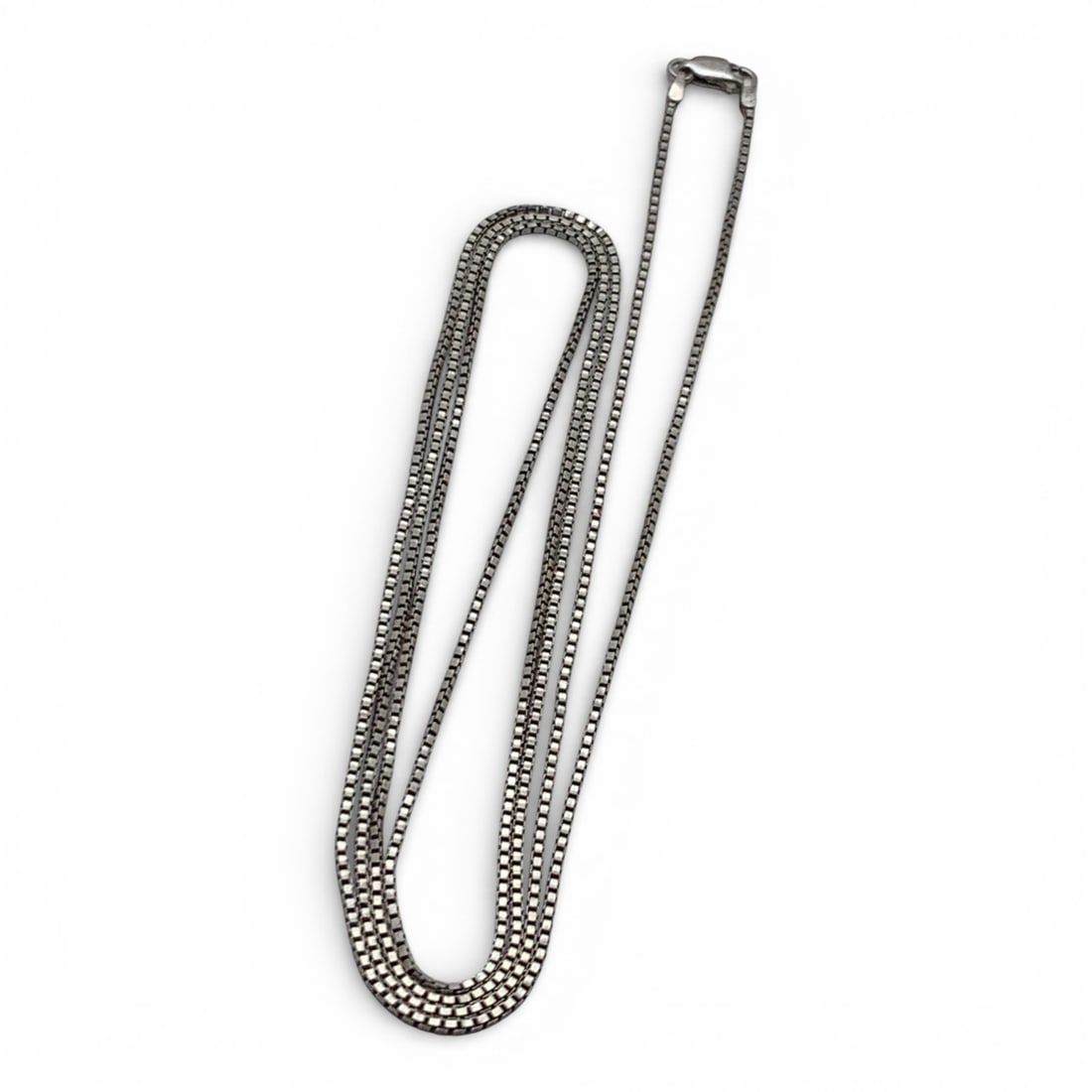 Sterling Silver Box Chain Necklace (1 of 3)