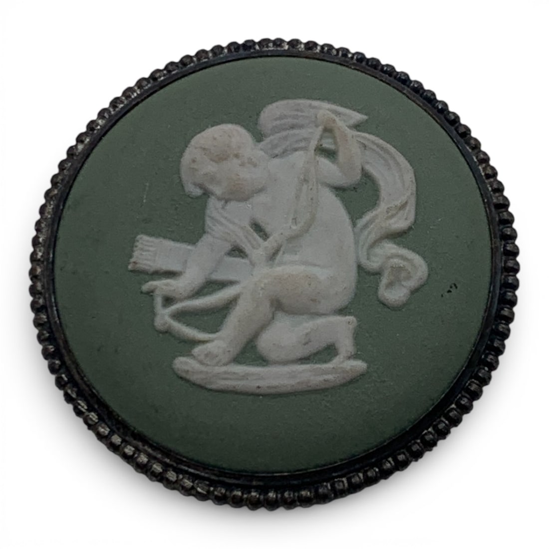 Silver Wedgwood Pin: Marked Silver - 1 1/4" Long - 7.6 Grams