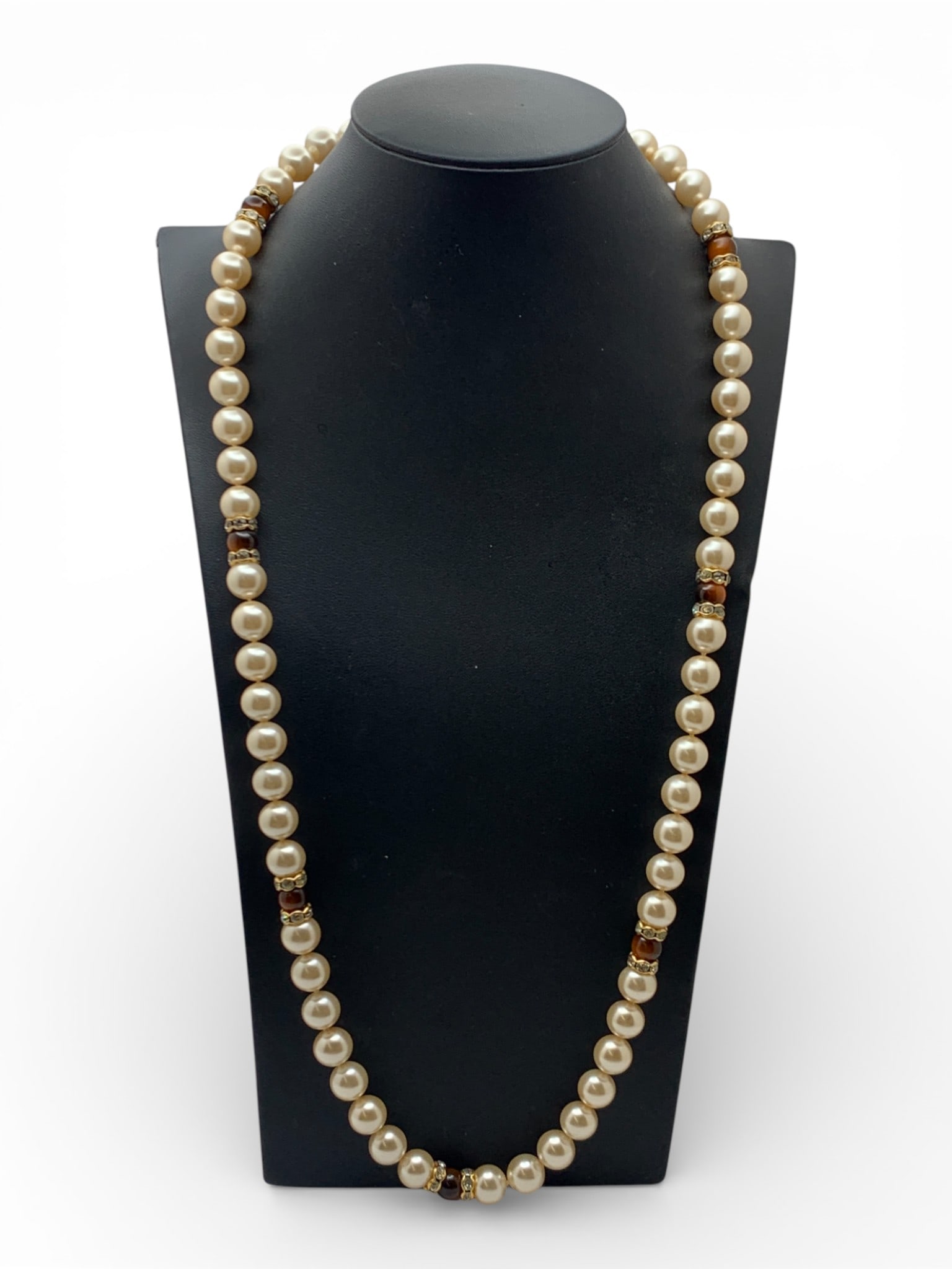 Faux Pearl Beaded Fashion Necklace (1 of 3)