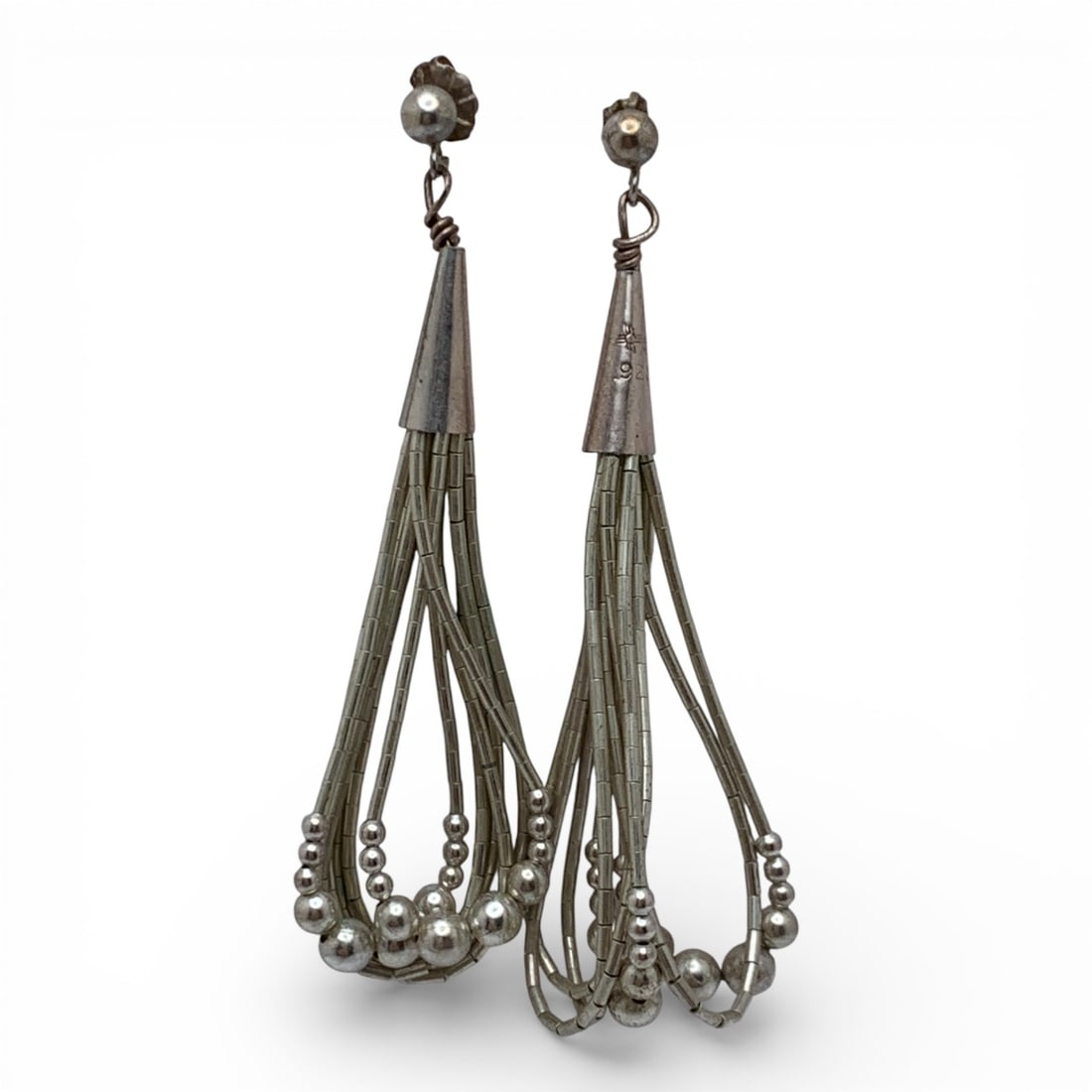 Pair Of Sterling Silver Dangle Earrings (1 of 3)