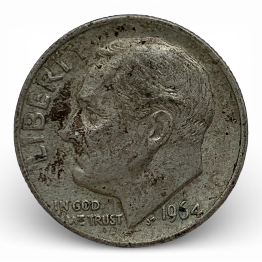 1964 Roosevelt Silver Dime (1 of 2)