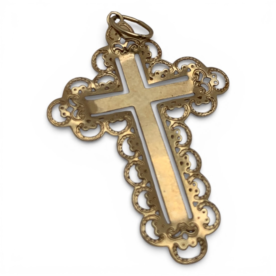 14k Yellow Gold Cross Pendant (1 of 3)