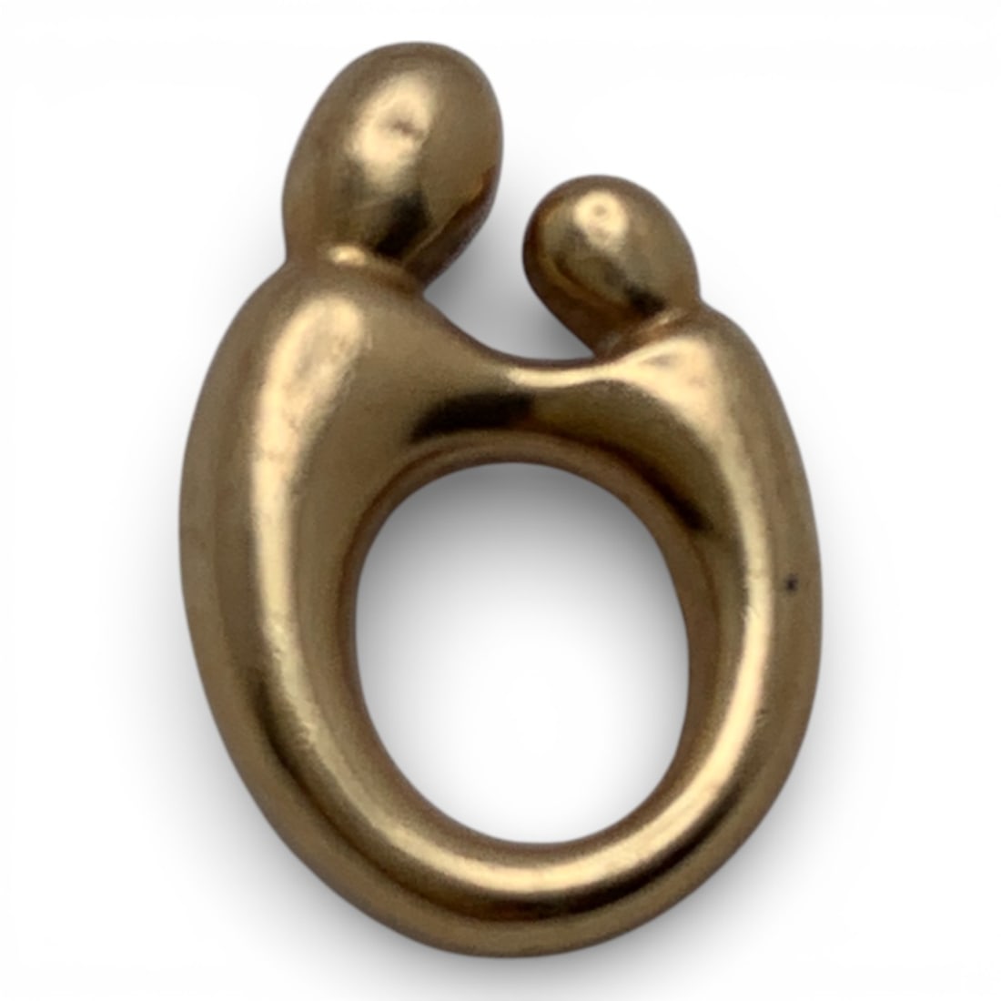 14k Yellow Gold Pendant: Marked 14k - 5/8" Long - 0.8 Dwt