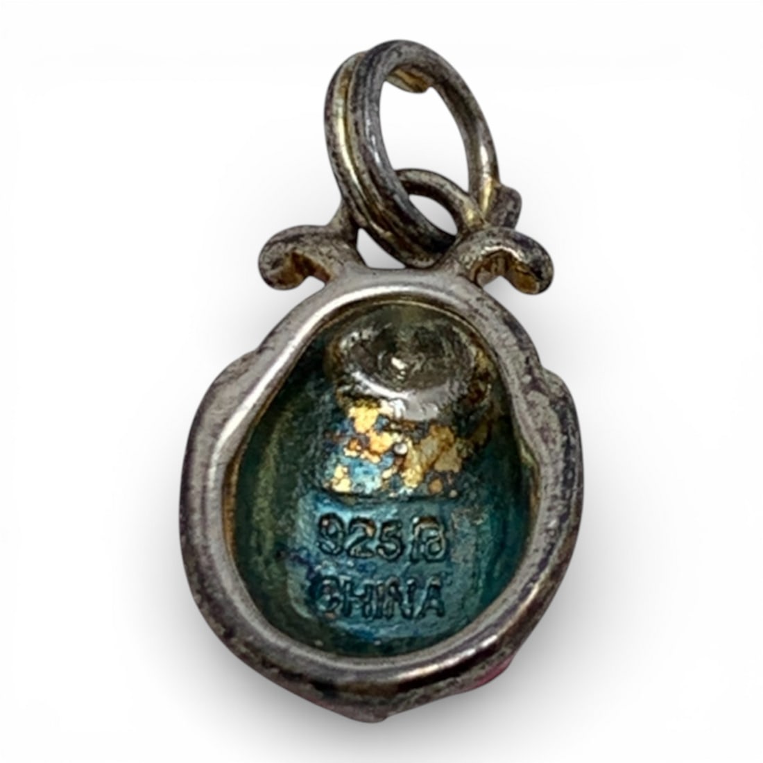 Sterling Silver Enameled Ladybug Charm - 2