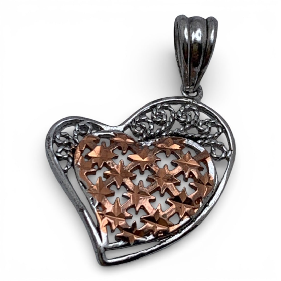 Sterling Silver Heart Pendant - 4