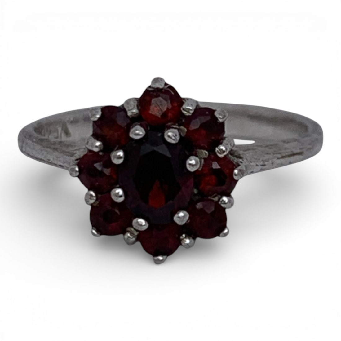 Sterling Silver & Garnet Ring (1 of 4)