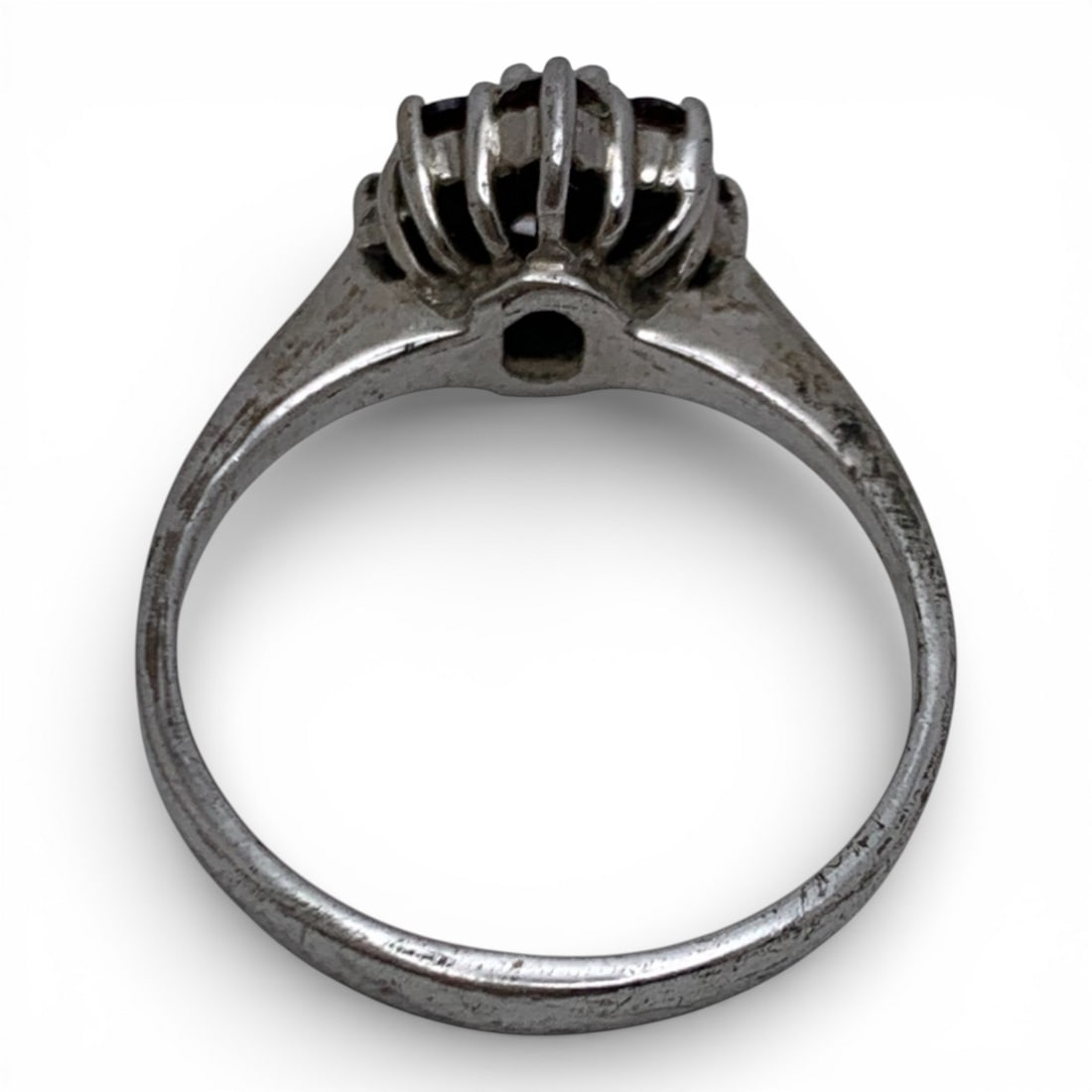 Sterling Silver & Garnet Ring - 2