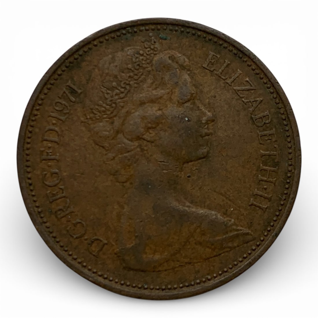 1971 2 New Pence Coin (1 of 2)