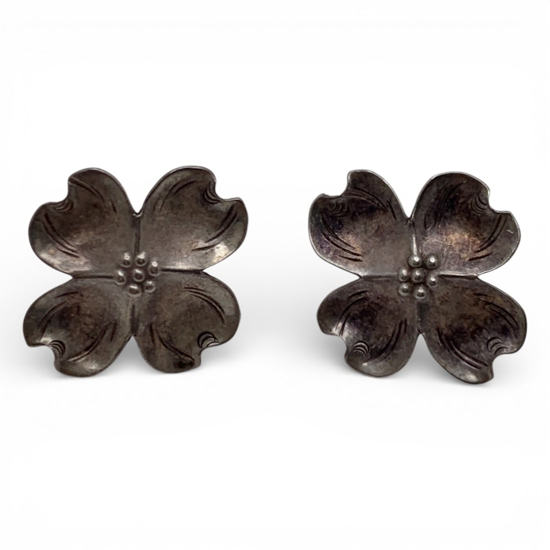 Pair Of Sterling Silver Earrings (1 of 3)