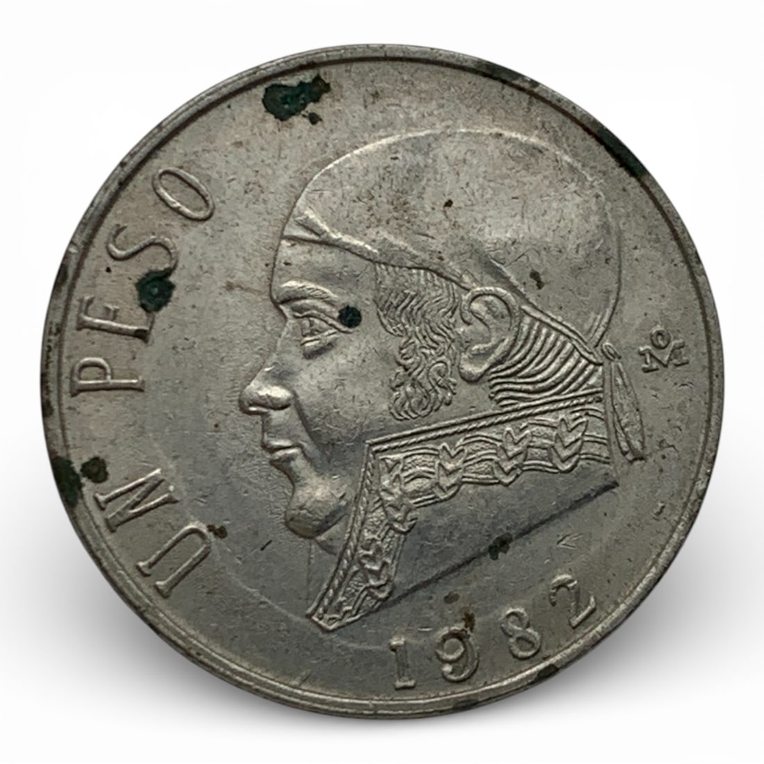 1982 1 Peso Mexican Silver Coin (1 of 2)