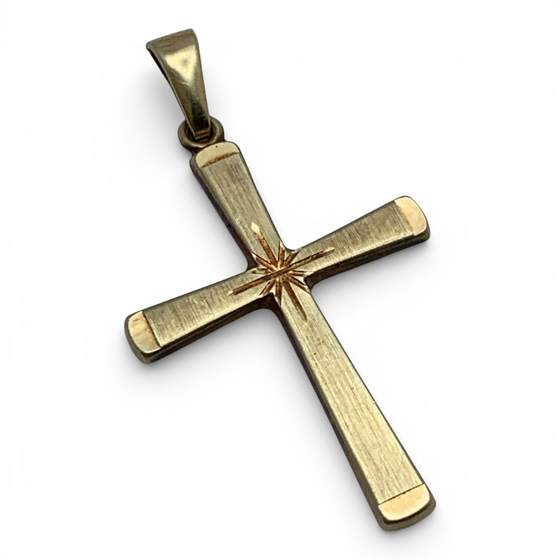 14k Yellow Gold Cross Pendant (1 of 3)