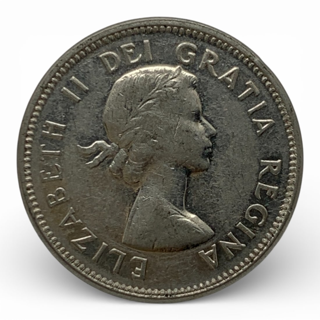 1964 Canada 5 Cents Silver Coin (1 of 4)