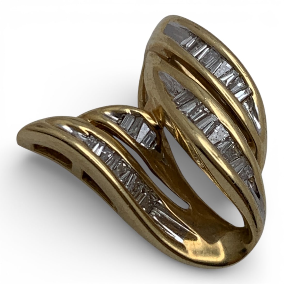 14k Yellow Gold & Diamond Pendant: Marked 14k - 7/8" Long - 3.6 DwtGemstones Tested With Presidium Gem Tester Il - Berners Does Not Guarantee Authenticity Of Gemstones