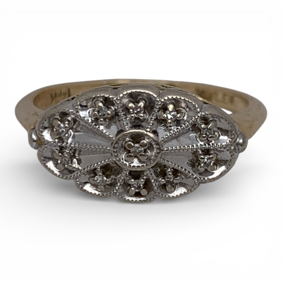 14k Yellow Gold & Diamond Ring (1 of 4)