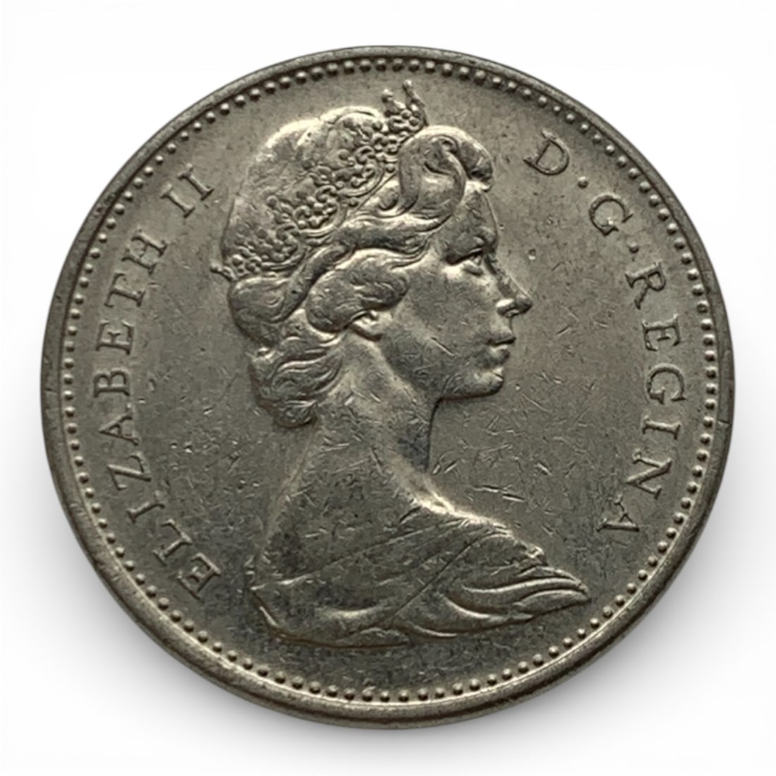 1971 Canada 5 Cents Silver Coin (1 of 4)