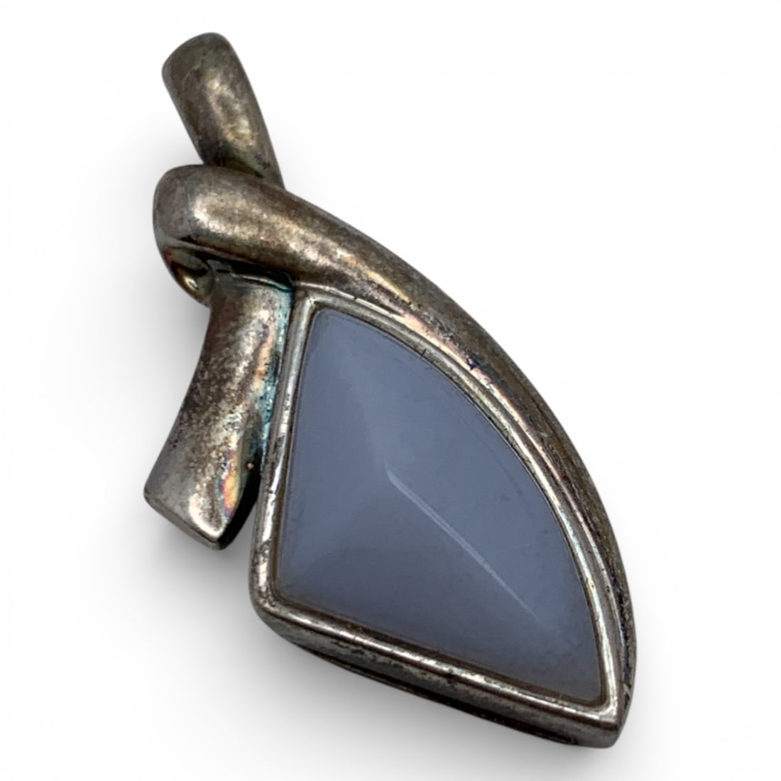 Sterling Silver Pendant With Blue Stone (1 of 3)