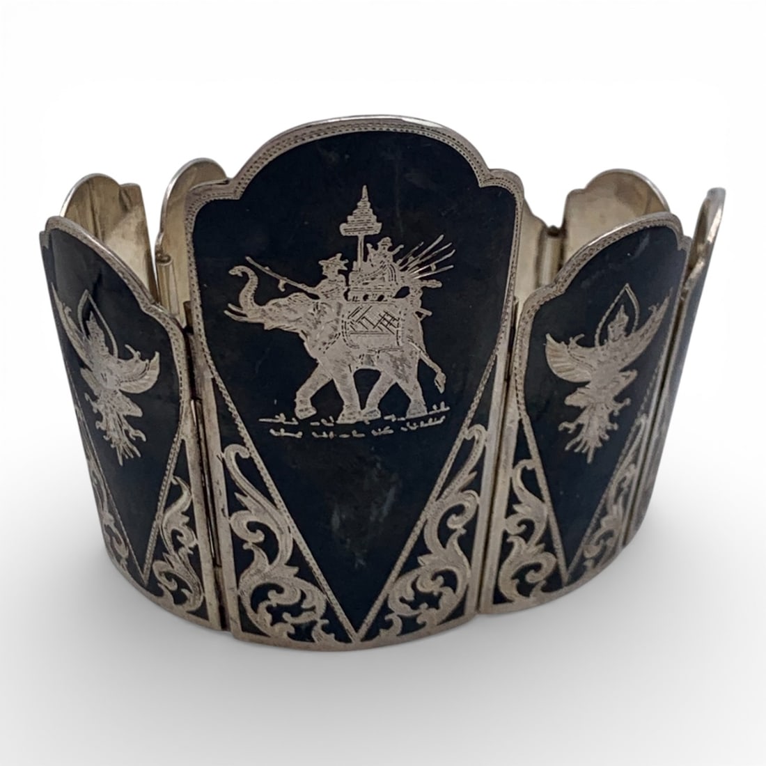 Sterling Silver Siam Bracelet - 6