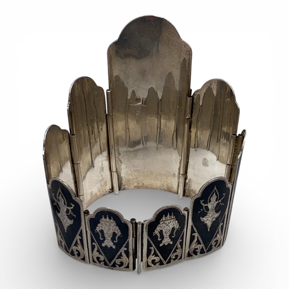 Sterling Silver Siam Bracelet - 7