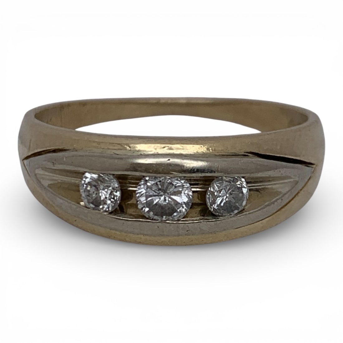 14k Yellow Gold & Diamond Ring (1 of 4)