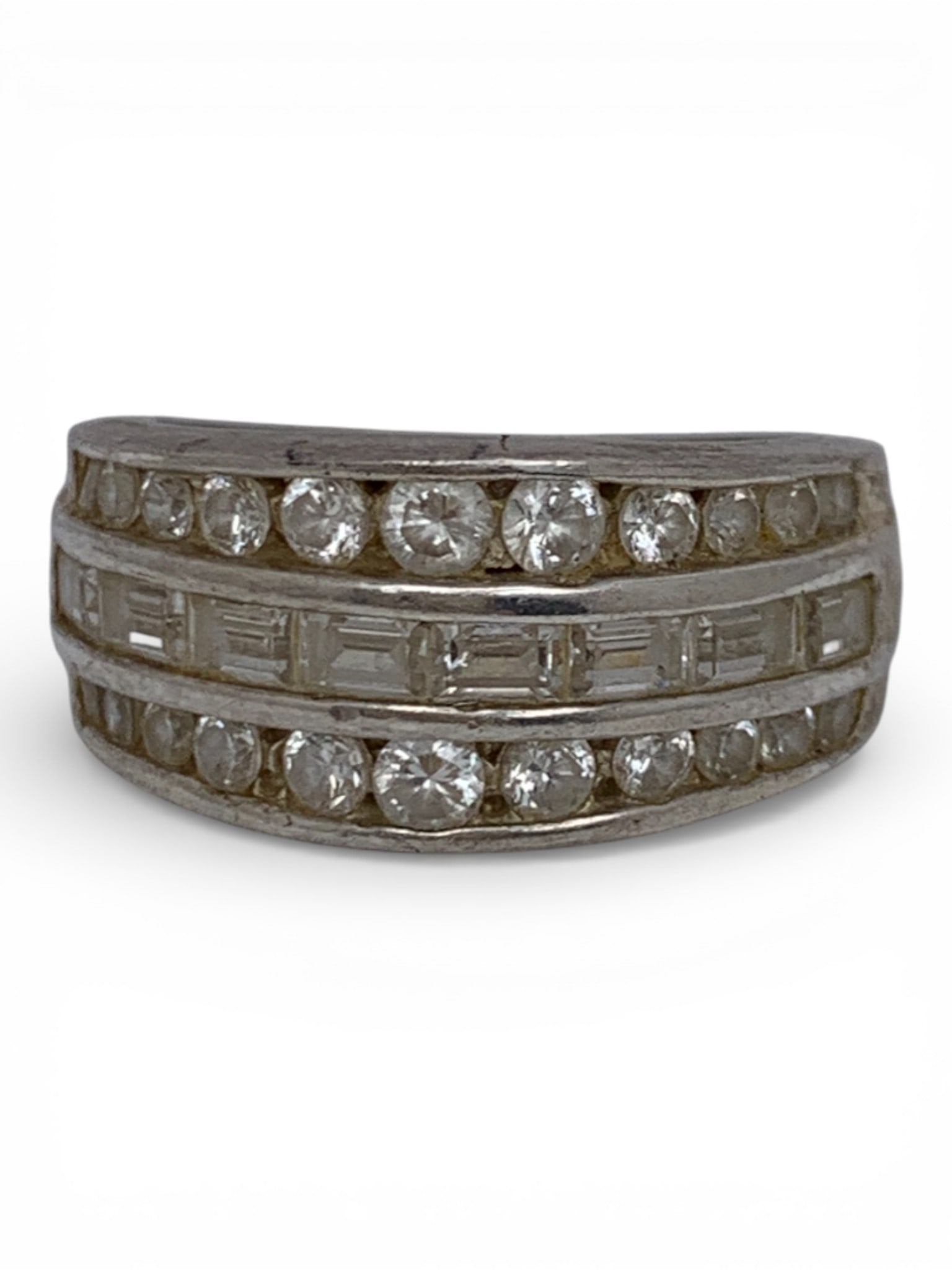 Sterling Silver & Cubic Zirconia Ring (1 of 3)